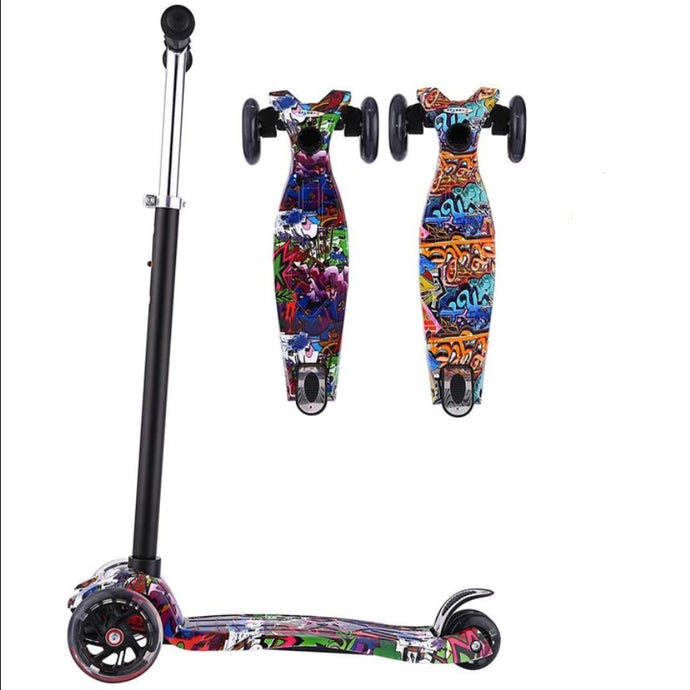 Kids Scooter With Flashing Wheels